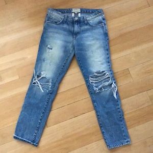 Current Elliott boyfriend distressed jeans